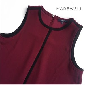 Maroon Madewell Sleeveless Blouse